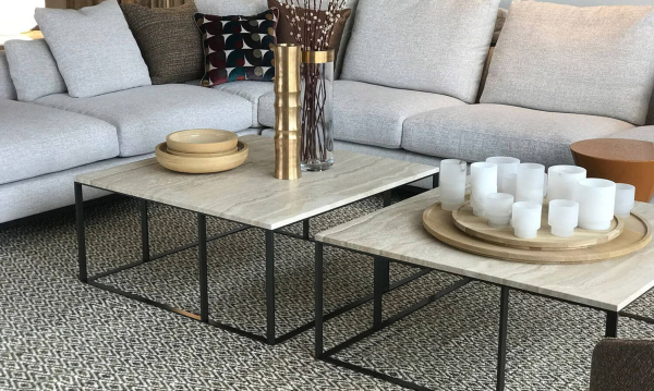 Angelo Teppich Mic-Mac schwarz/weiss